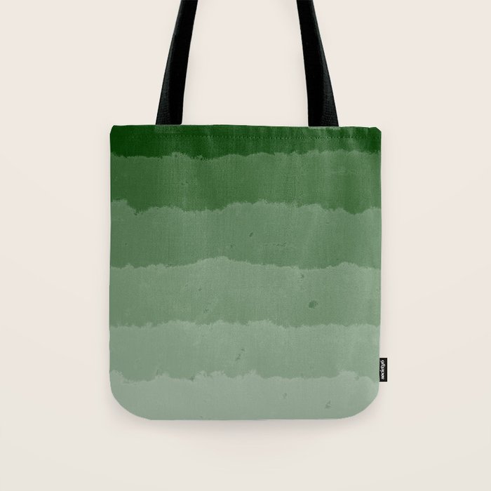 Forest Green Cloud Layers Tote Bag Gallery Image 1