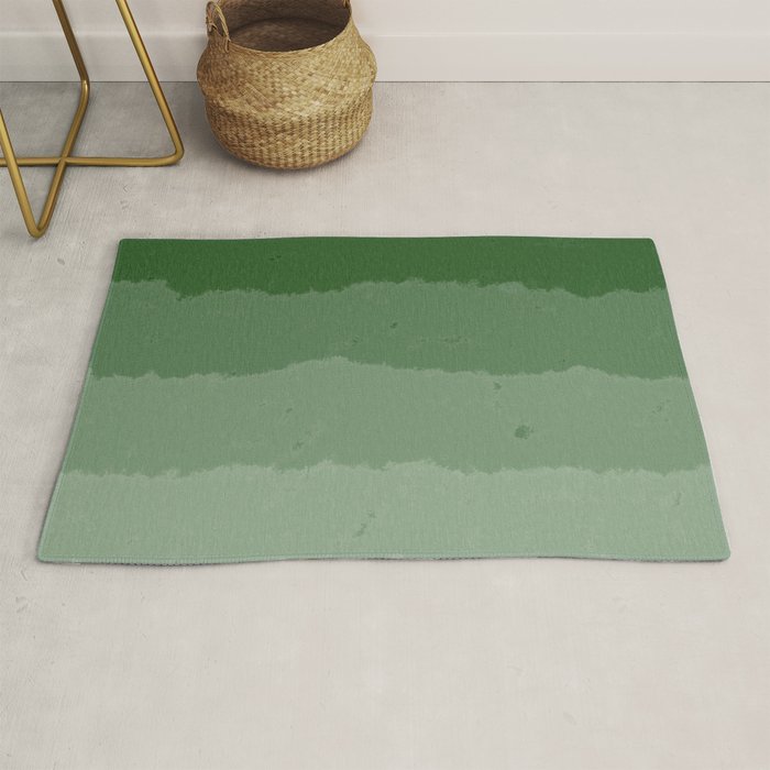 Forest Green Cloud Layers Rug Gallery Image 1