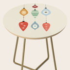 Mid Century Modern Christmas Baubles Side Table Gallery Image 2