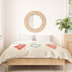 Mid Century Modern Christmas Baubles Duvet Cover Gallery Image 3