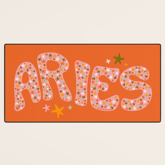Starry Aries Desk Mat Gallery Image 3