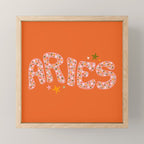 Starry Aries Mini Art Print Gallery Image 1