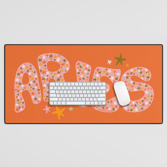 Starry Aries Desk Mat Gallery Image 1