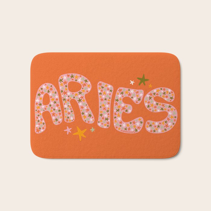 Starry Aries Bath Mat Gallery Image 1