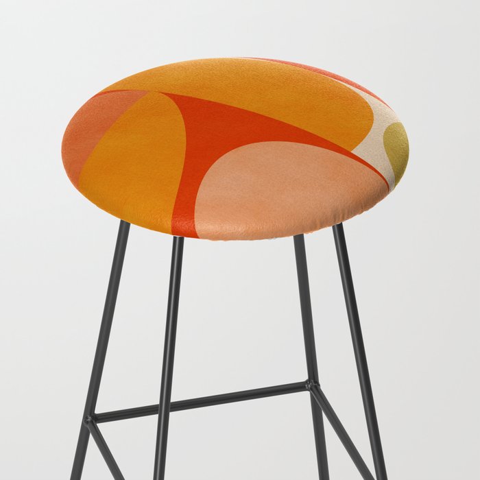 abstract mid century modern Stool Gallery Image 2