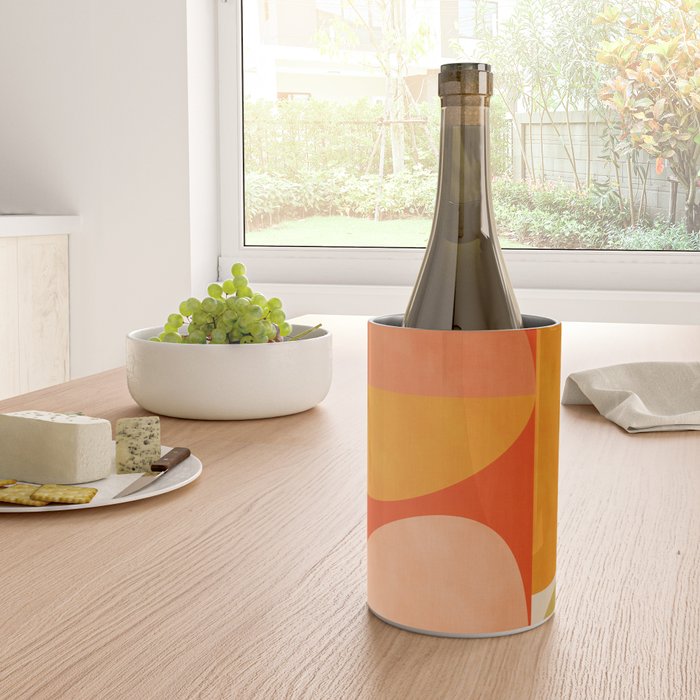 abstract mid century modern Wine Chiller Gallery Image 4
