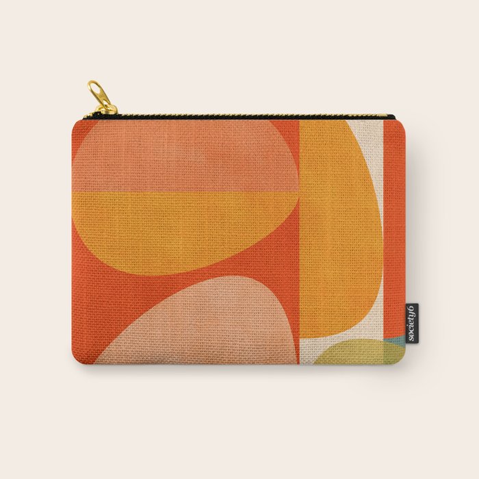 abstract mid century modern Carry All Pouch Gallery Image 1