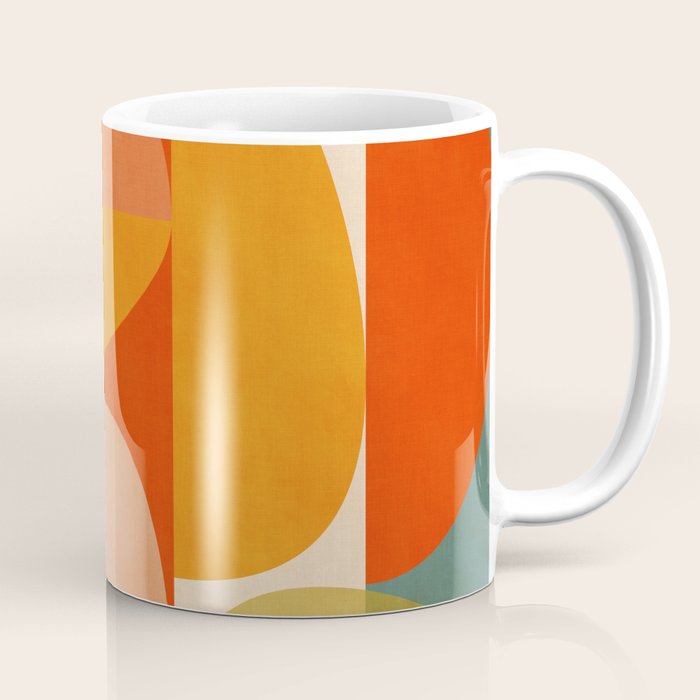 abstract mid century modern Coffee Mug Gallery Image 1