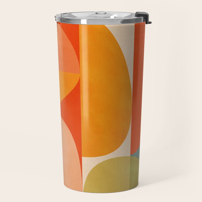 abstract mid century modern Travel Mug Gallery Image 2