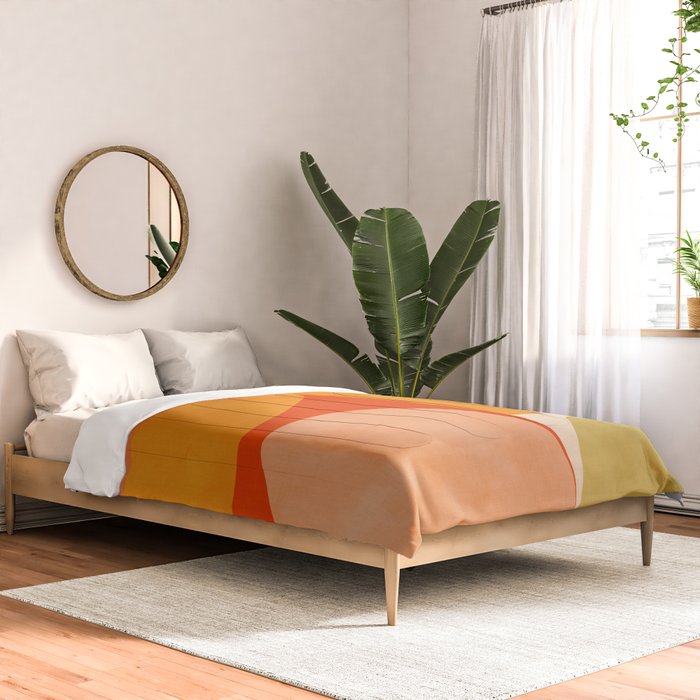 abstract mid century modern Comforter Gallery Image 2