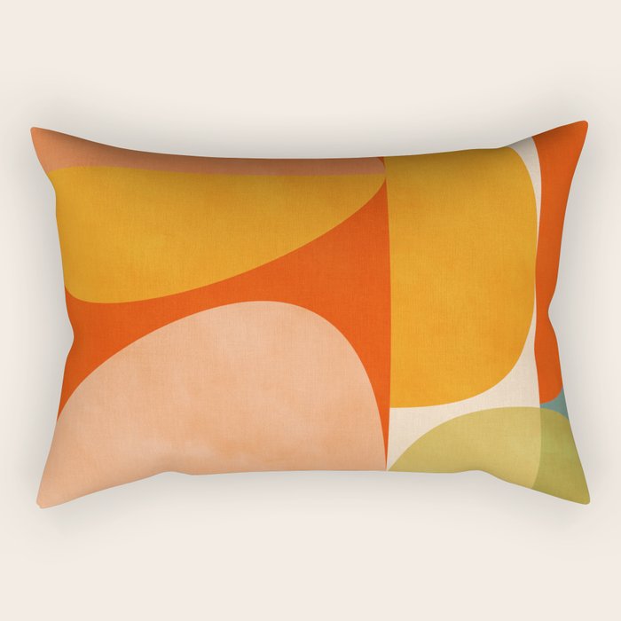 abstract mid century modern Rectangular Pillow Gallery Image 2