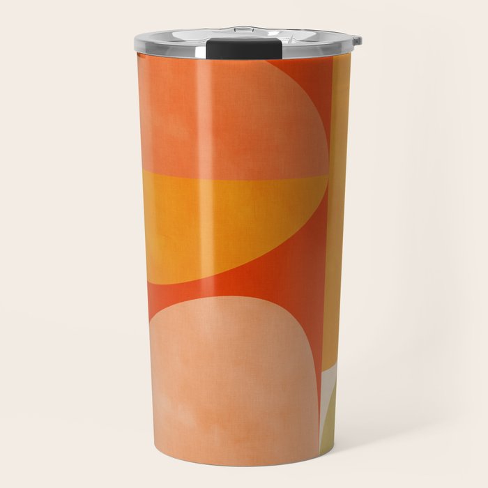 abstract mid century modern Travel Mug Gallery Image 1