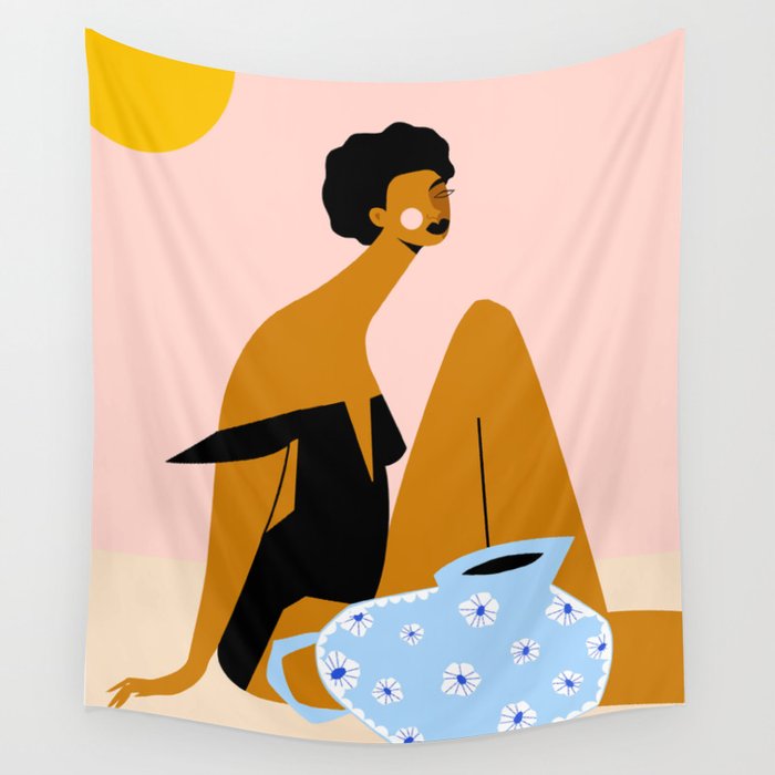 Beach Vibes Wall Tapestry Gallery Image 4