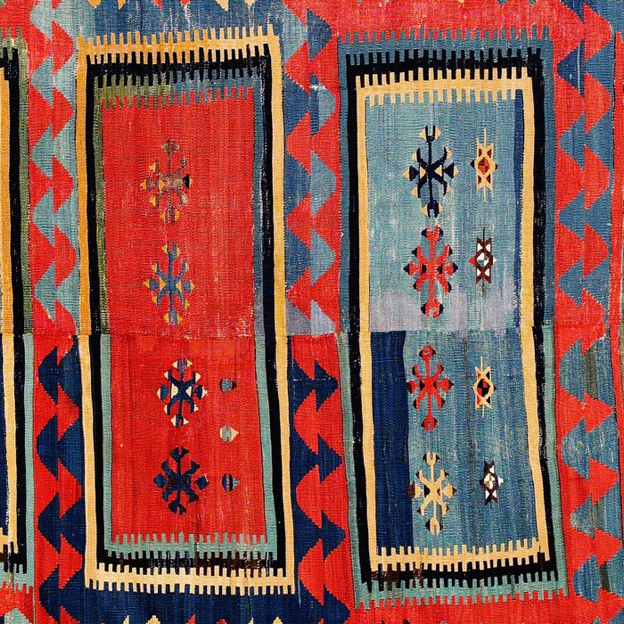 Sivas  Antique Cappadocian Turkish Kilim Print Coffee Mug Gallery Image 2