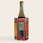 Sivas  Antique Cappadocian Turkish Kilim Print Wine Chiller Gallery Image 2