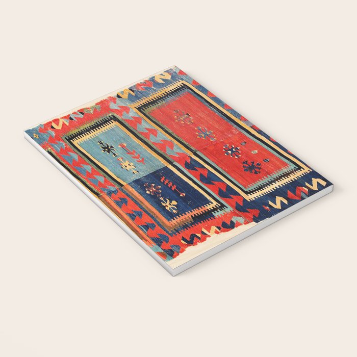 Sivas  Antique Cappadocian Turkish Kilim Print Notebook Gallery Image 3