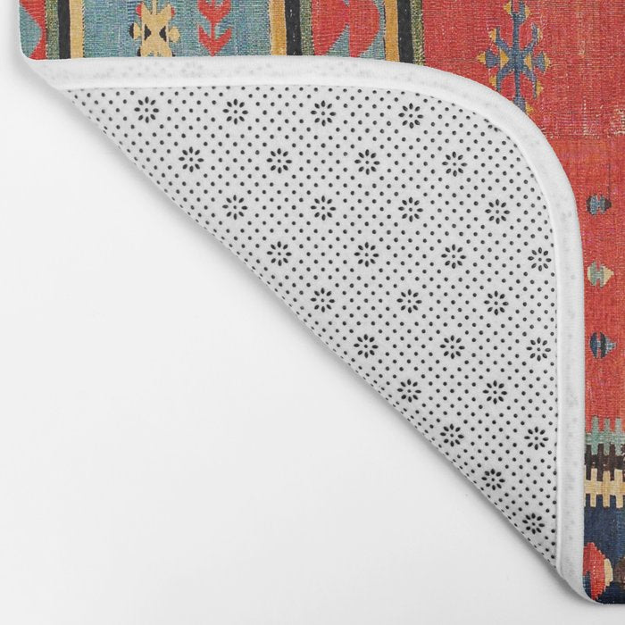 Sivas  Antique Cappadocian Turkish Kilim Print Bath Mat Gallery Image 2