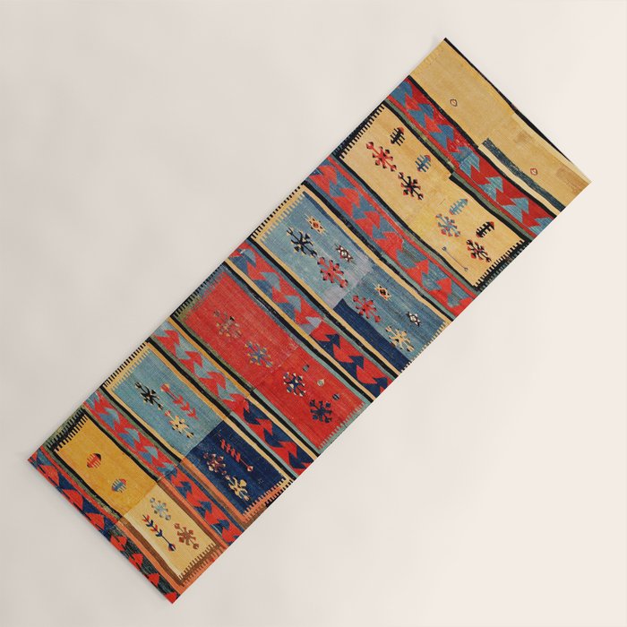 Sivas  Antique Cappadocian Turkish Kilim Print Yoga Mat Gallery Image 1