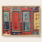 Sivas  Antique Cappadocian Turkish Kilim Print Serving Tray Gallery Image 1