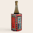 Sivas  Antique Cappadocian Turkish Kilim Print Wine Chiller Gallery Image 1