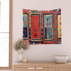 Sivas  Antique Cappadocian Turkish Kilim Print Wall Tapestry Gallery Image 2
