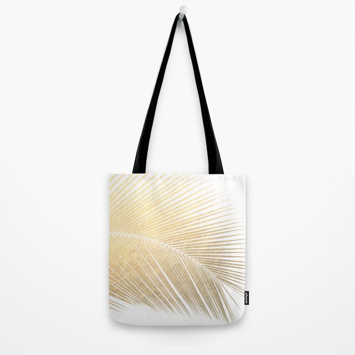 Palm leaf - gold Tote Bag Gallery Image 2