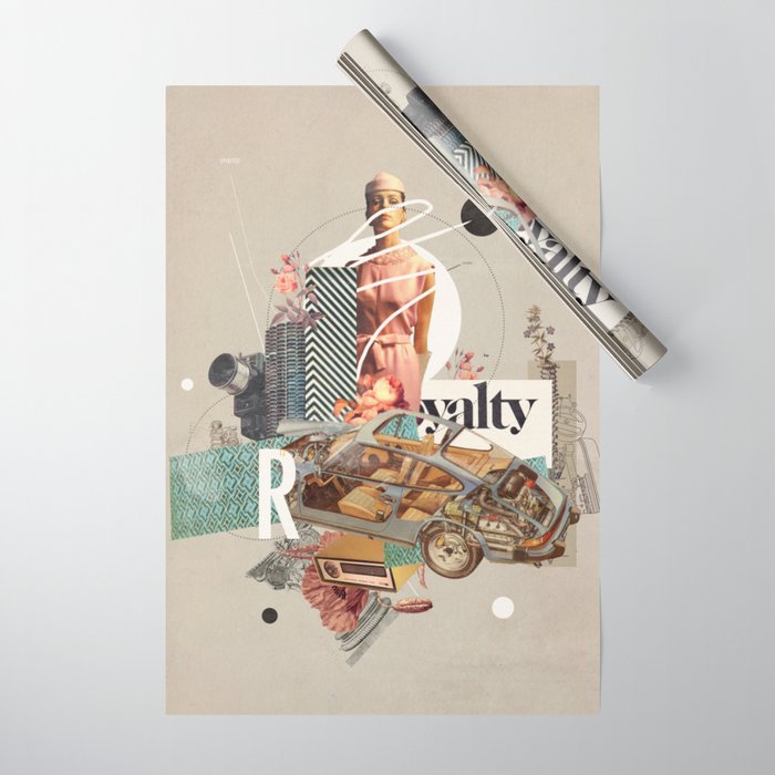 Spirited Royalty Wrapping Paper Gallery Image 1