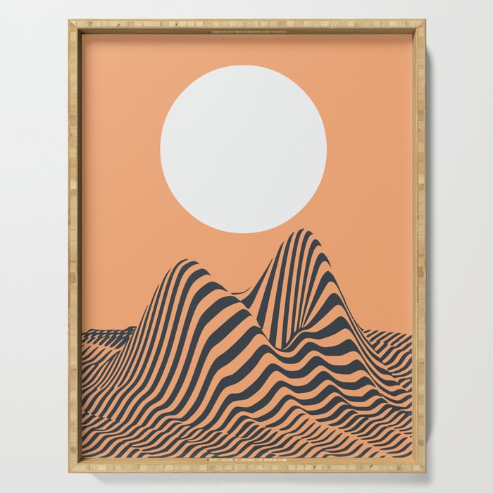 Minimal landscape Serving Tray Gallery Image 1