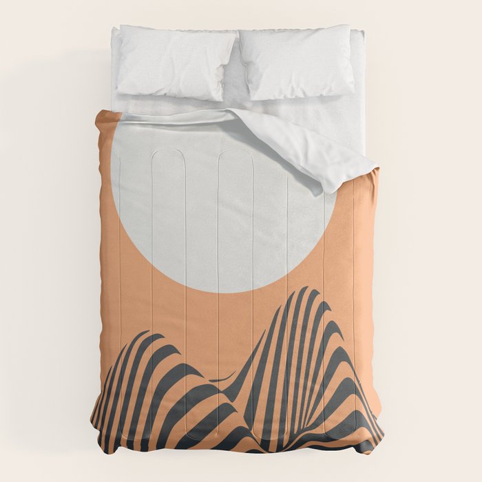 Minimal landscape Comforter Gallery Image 6