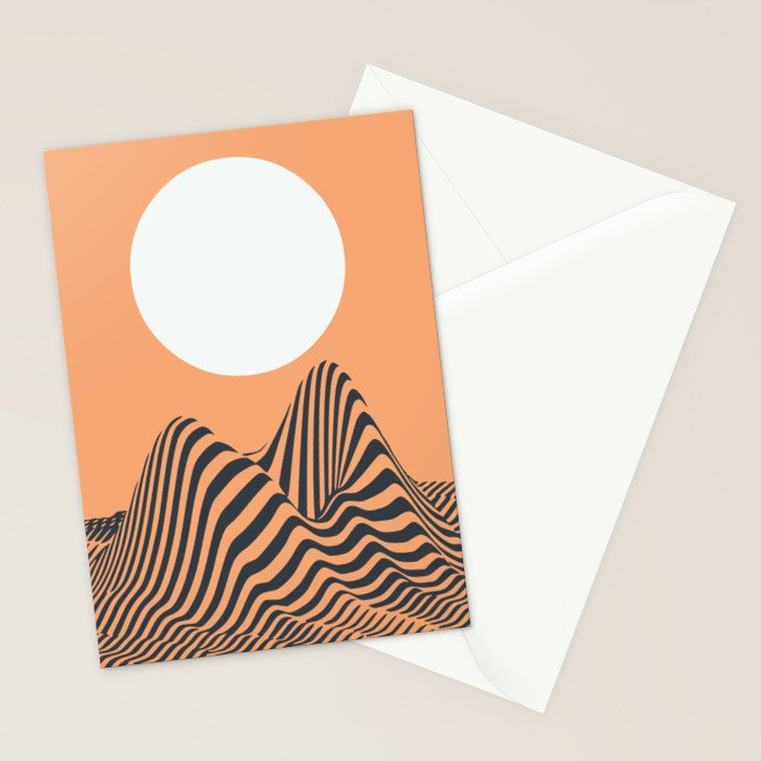 Minimal landscape Stationery Card Gallery Image 2