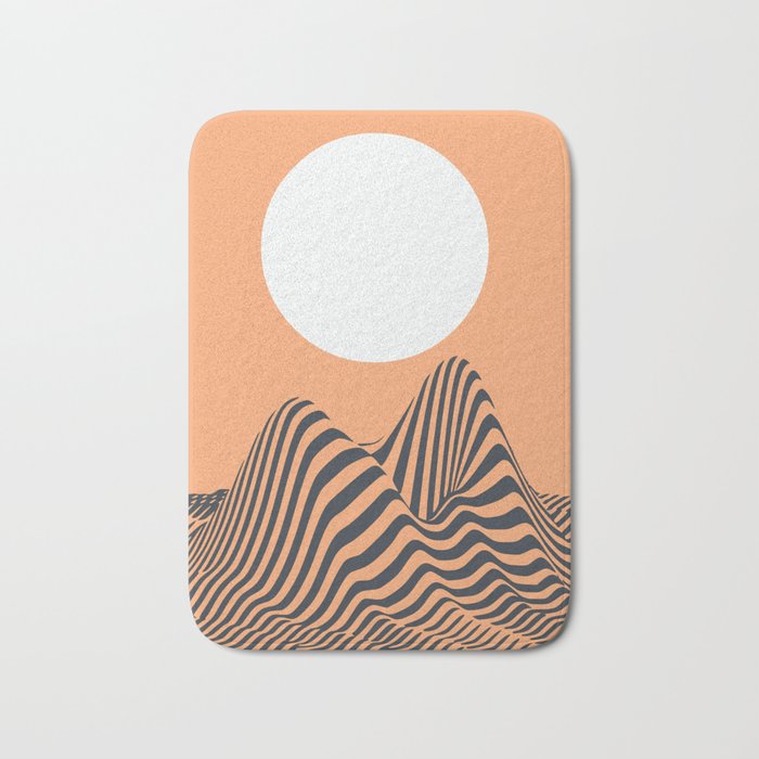 Minimal landscape Bath Mat Gallery Image 1
