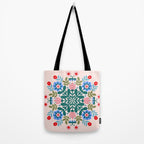 Scandinavian Folk Art Mandala  Tote Bag Gallery Image 2