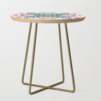 Scandinavian Folk Art Mandala  Side Table Gallery Image 1