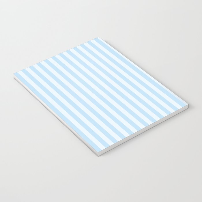 Baby Blue Stripes Notebook Gallery Image 3