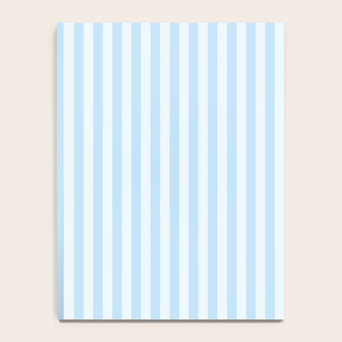 Baby Blue Stripes Notebook Gallery Image 4