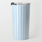 Baby Blue Stripes Travel Mug Gallery Image 3
