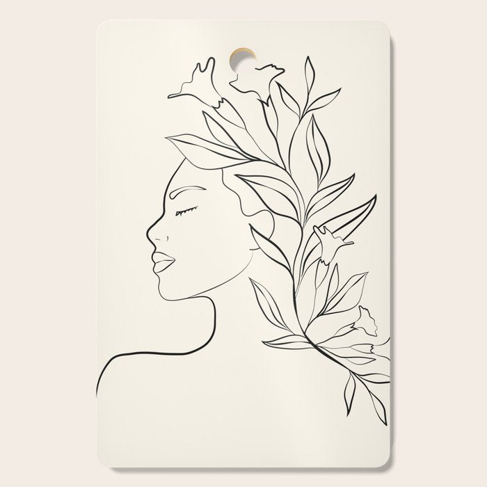 Blooming I Cutting Board Gallery Image 1