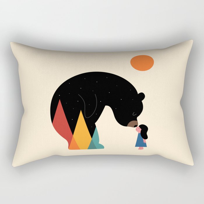 Nose To Nose Rectangular Pillow Gallery Image 1