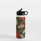 Pomegranate Botanical Art 2 Water Bottle Gallery Image 1