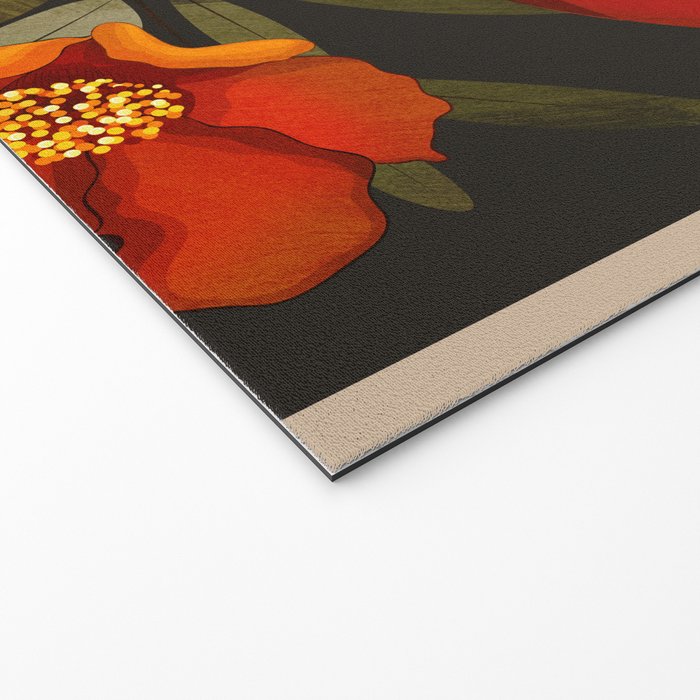 Pomegranate Botanical Art 2 Welcome Mat Gallery Image 2