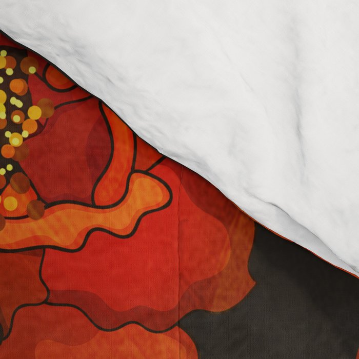 Pomegranate Botanical Art 2 Comforter Gallery Image 4