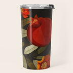 Pomegranate Botanical Art 2 Travel Mug Gallery Image 2