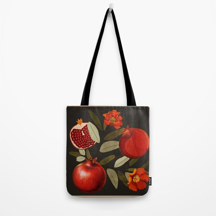 Pomegranate Botanical Art 2 Tote Bag Gallery Image 2