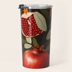 Pomegranate Botanical Art 2 Travel Mug Gallery Image 3