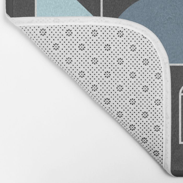 City life blocks moonless night Bath Mat Gallery Image 2
