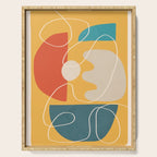 Minimal Colorful Abstract Shapes 7 Serving Tray Gallery Image 1