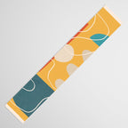 Minimal Colorful Abstract Shapes 7 Table Runner Gallery Image 3