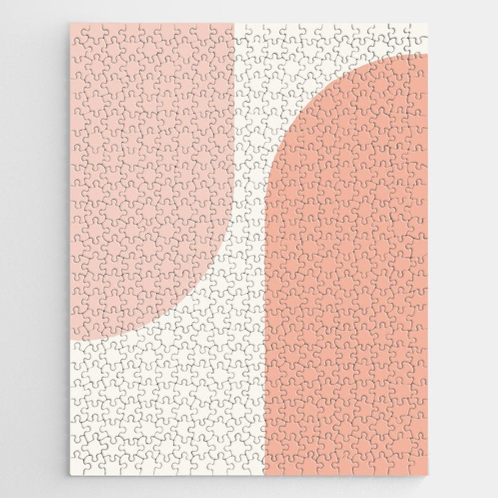 Modern Minimal Arch Abstract XXXI Jigsaw Puzzle Gallery Image 1
