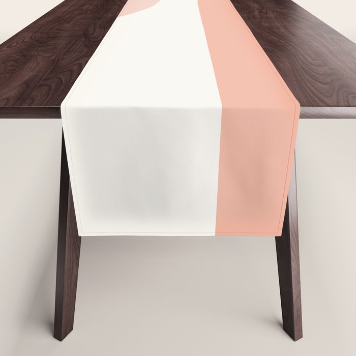 Modern Minimal Arch Abstract XXXI Table Runner Gallery Image 1