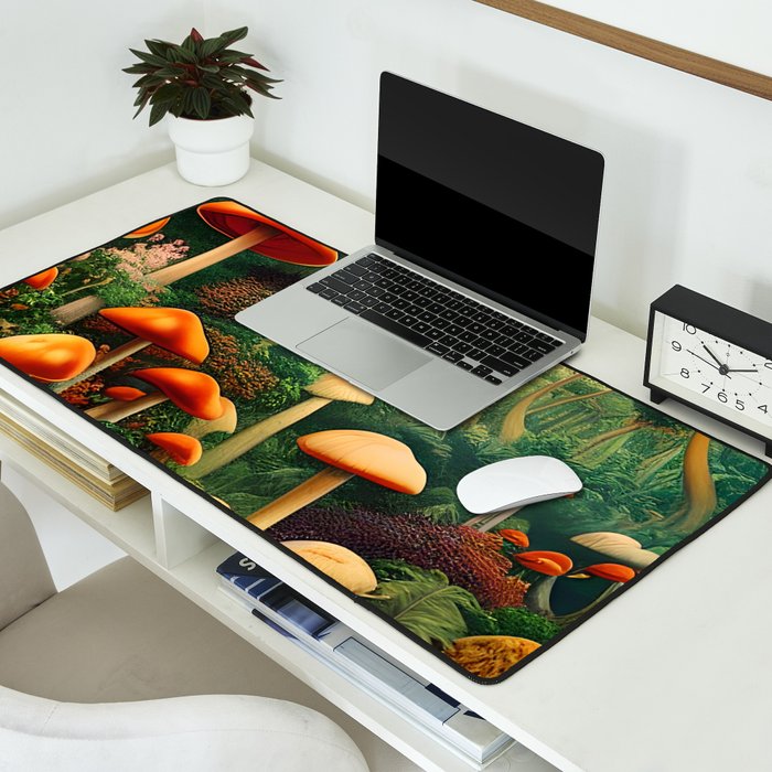 Brirsuris - The Valley of Mushrooms Desk Mat Gallery Image 2